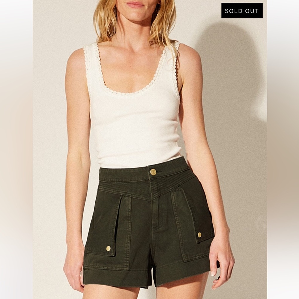 Kivari Celene Denim Short - Thyme | Sold Out | NWOT